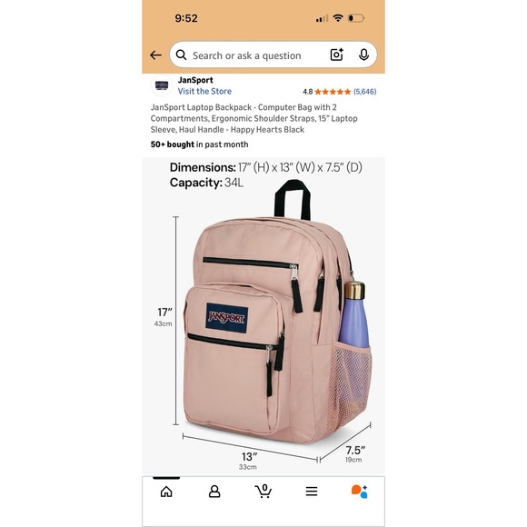jansport donut lunch box Bag removable bib The Lunch Break has Color:Red Ant The Amazing Spider Tan